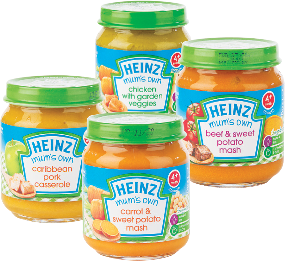 Baby Food Png - Heinz Baby Food 6 Months (1500x1125), Png Download