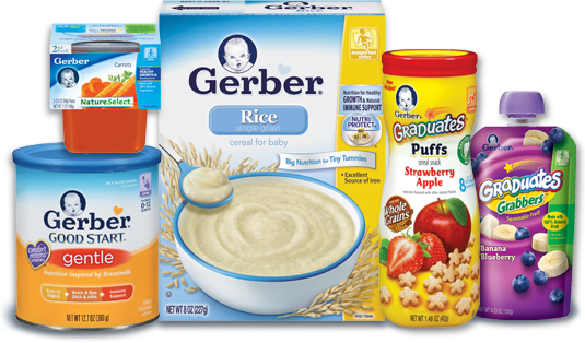 supported sitter baby food