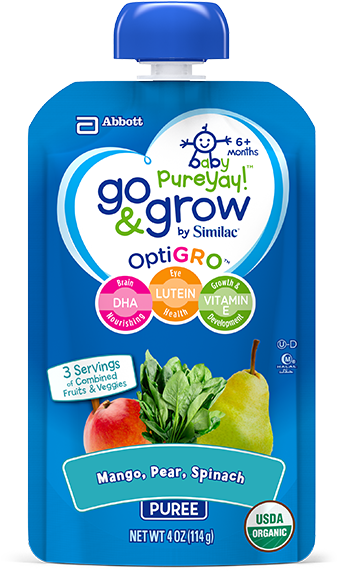 Newlook-logo Baby Food Squeeze Pouch With Pear, Mango - Go And Grow Squeeze Pouch (600x600), Png Download