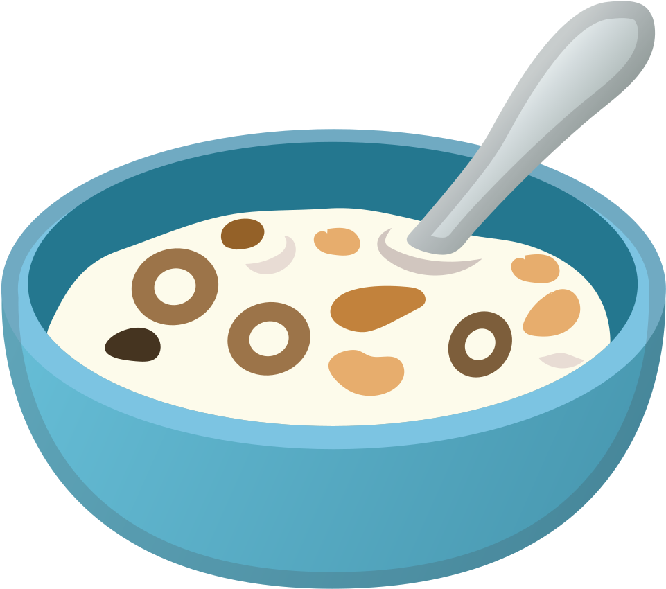 Cereal Png - Bowl Of Cereal Emoji (1024x1024), Png Download