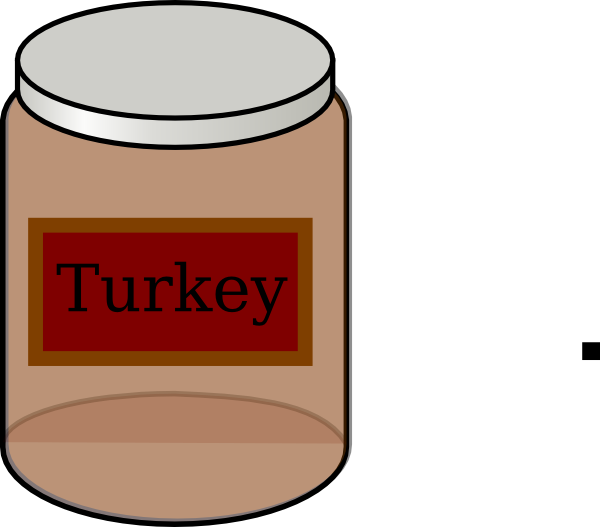 How To Set Use Turkey Baby Food Clipart (600x527), Png Download
