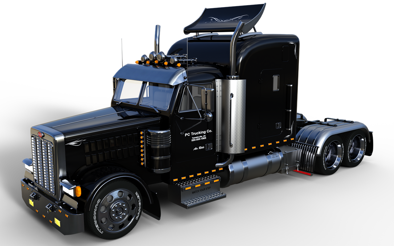 Tractor, Trailer - Semi-trailer Truck (1280x800), Png Download