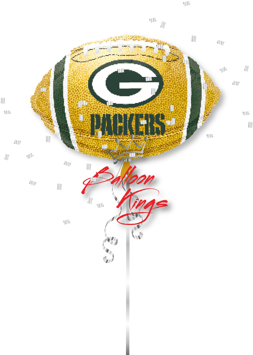 Packers Football - Green Bay Packers Balloon - Football (1068x1280), Png Download