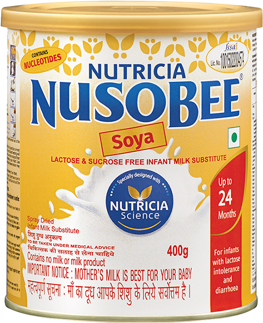 Nusobee Soya Lactose Free Formula - Lactose Free Formula In India (650x800), Png Download
