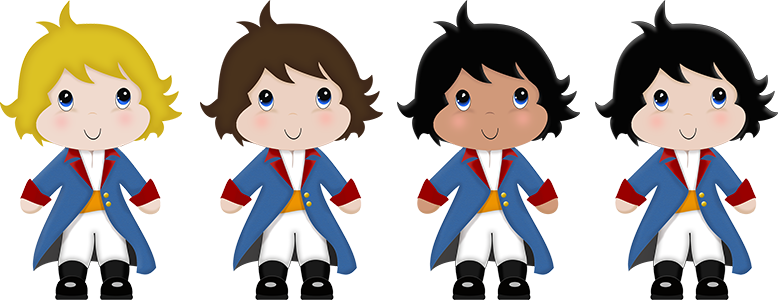 Compartilhar - Pequeno Principe Cabelo Preto Png (778x300), Png Download