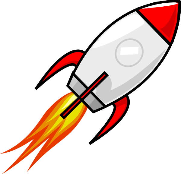 28 Collection Of Spaceship Drawing Png - Cartoon Rocket (600x577), Png Download