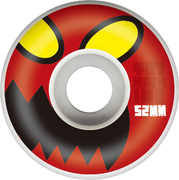 Toy Machine Monster Face Skateboard Wheels - Natural (599x600), Png Download