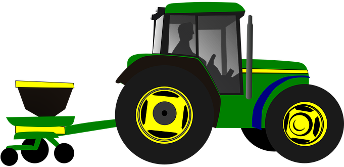Tractor Planting Planter Corn Trailer Gree - Big Brother Tractor Shirt | New Sibling Shirt | Tractor (680x340), Png Download