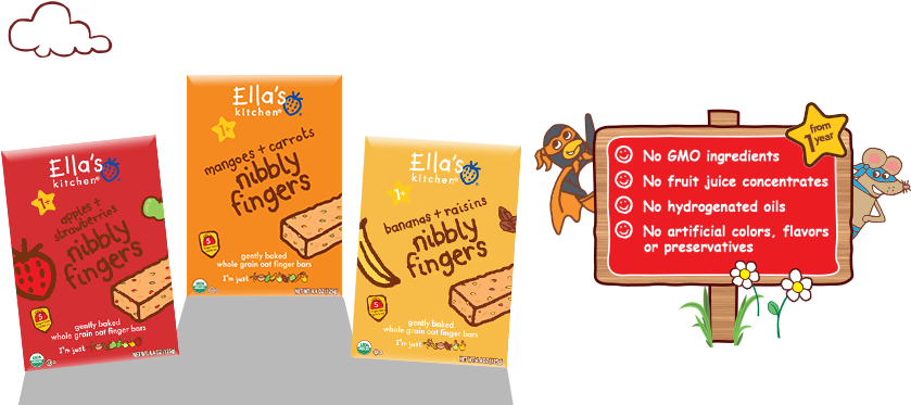 Toddler Snacks - Ellas Kitchen Ellas Kitchen Nibbly Fingers Bundle Magoes (950x400), Png Download