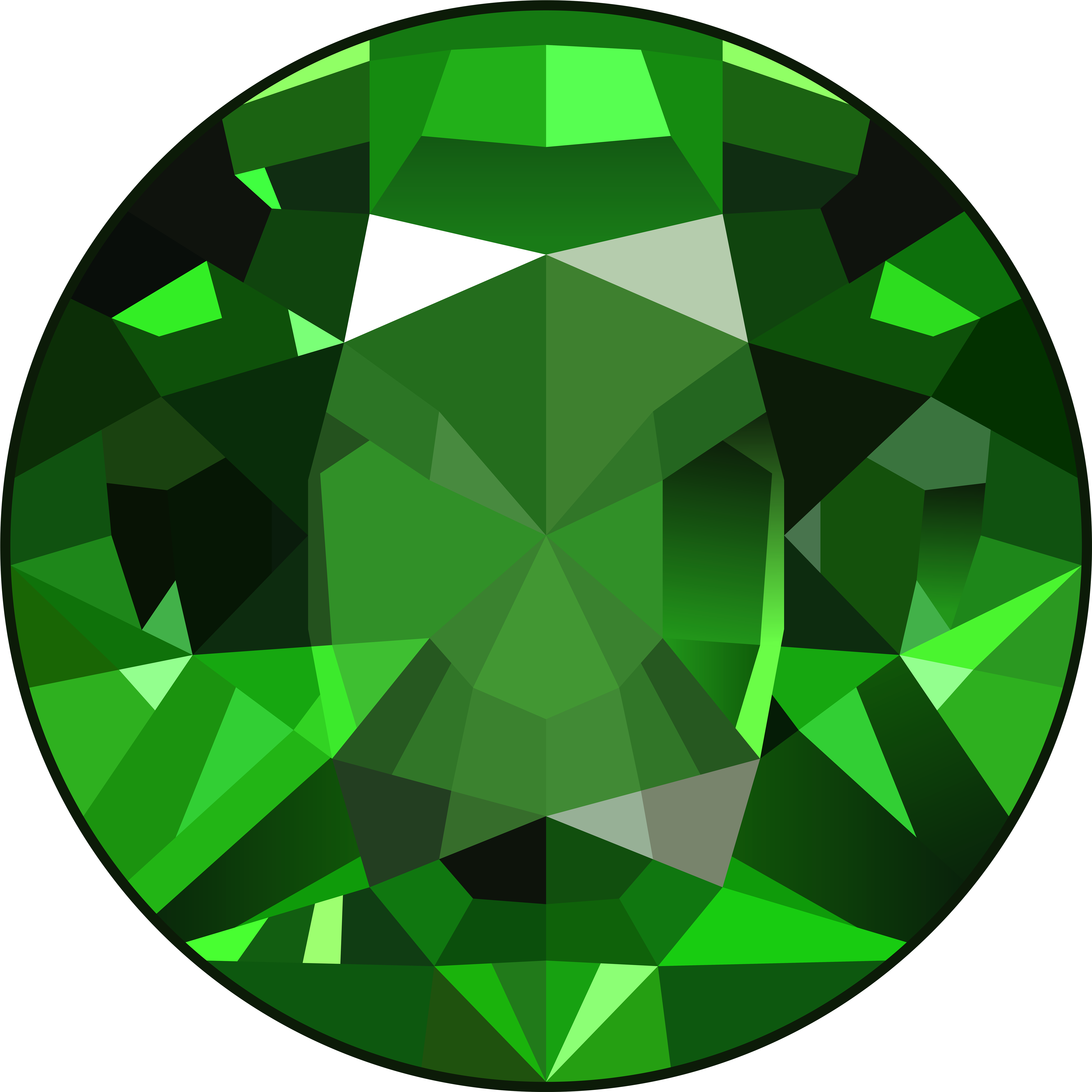 Emerald Images Png Images - Emerald Png (3527x3527), Png Download