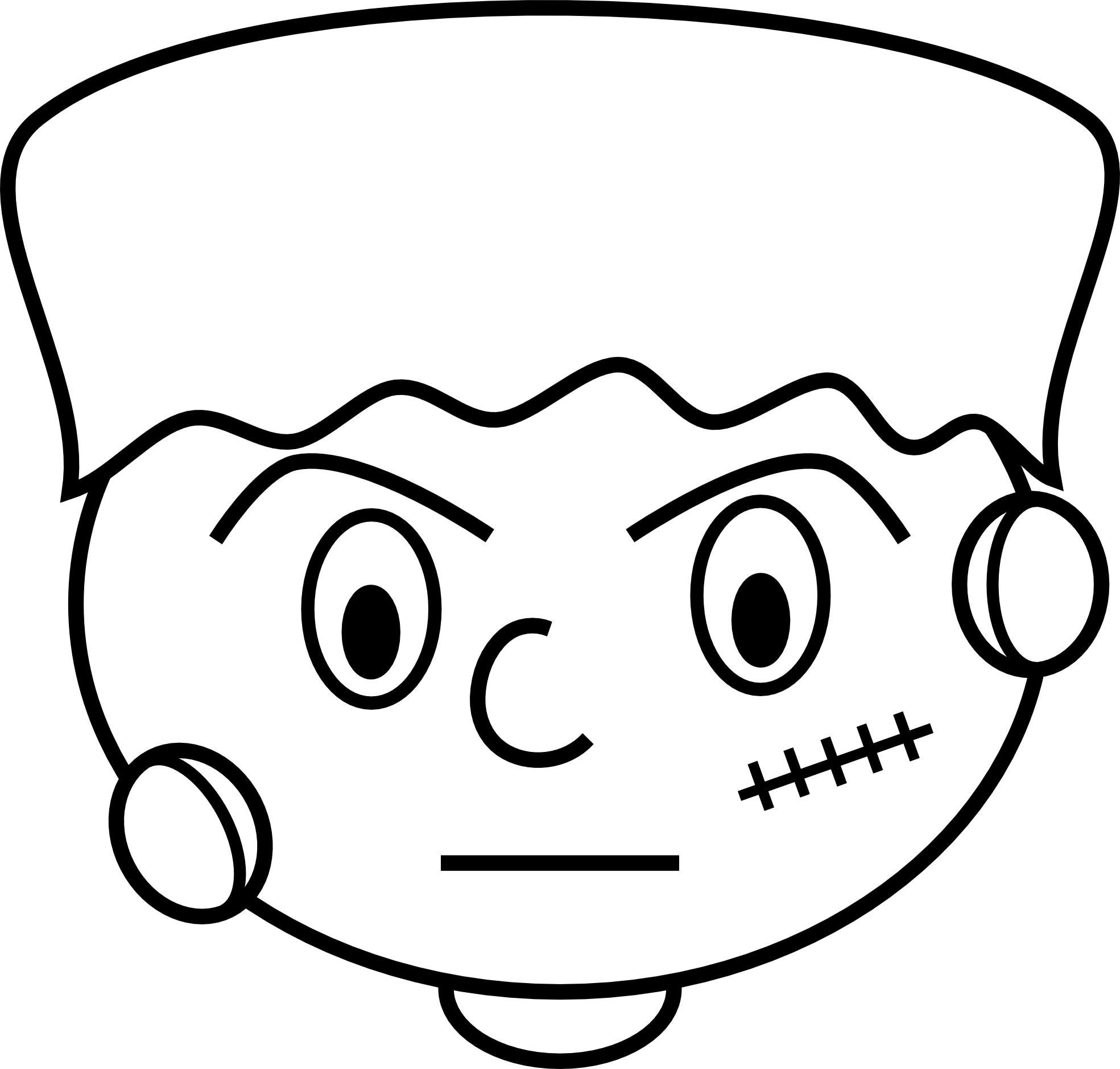 images Frankenstein Clipart Black And White black and white frankenstein clip art