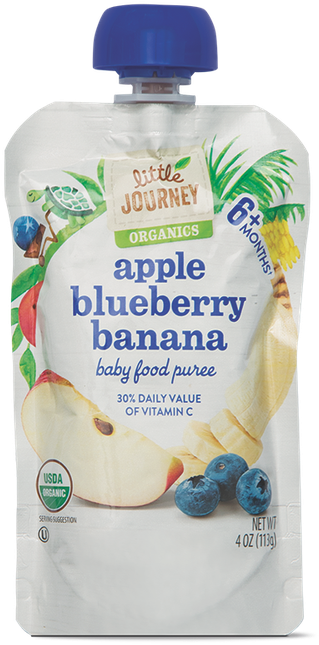 Little Journey Baby Food (681x750), Png Download