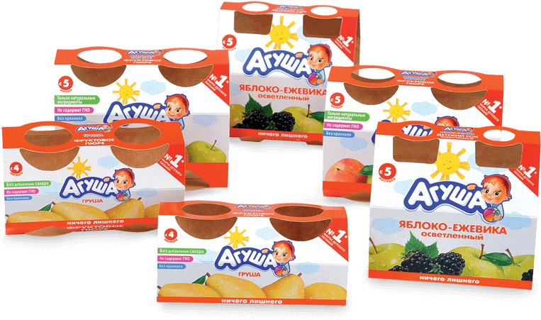Baby Food Тм Agusha By Pepsico - Агуша Лого (945x620), Png Download