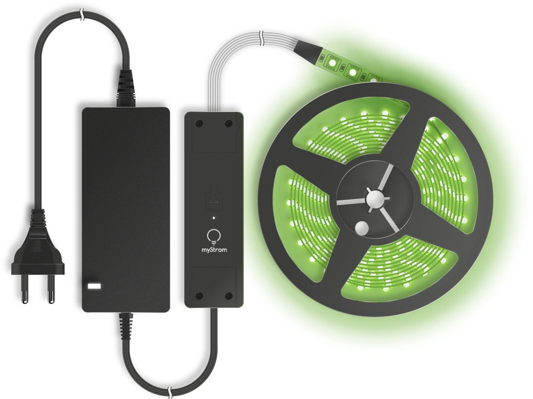 Mystrom Wifi Led Strip Kits Include Everything For - Led Strip Light (1195x848), Png Download