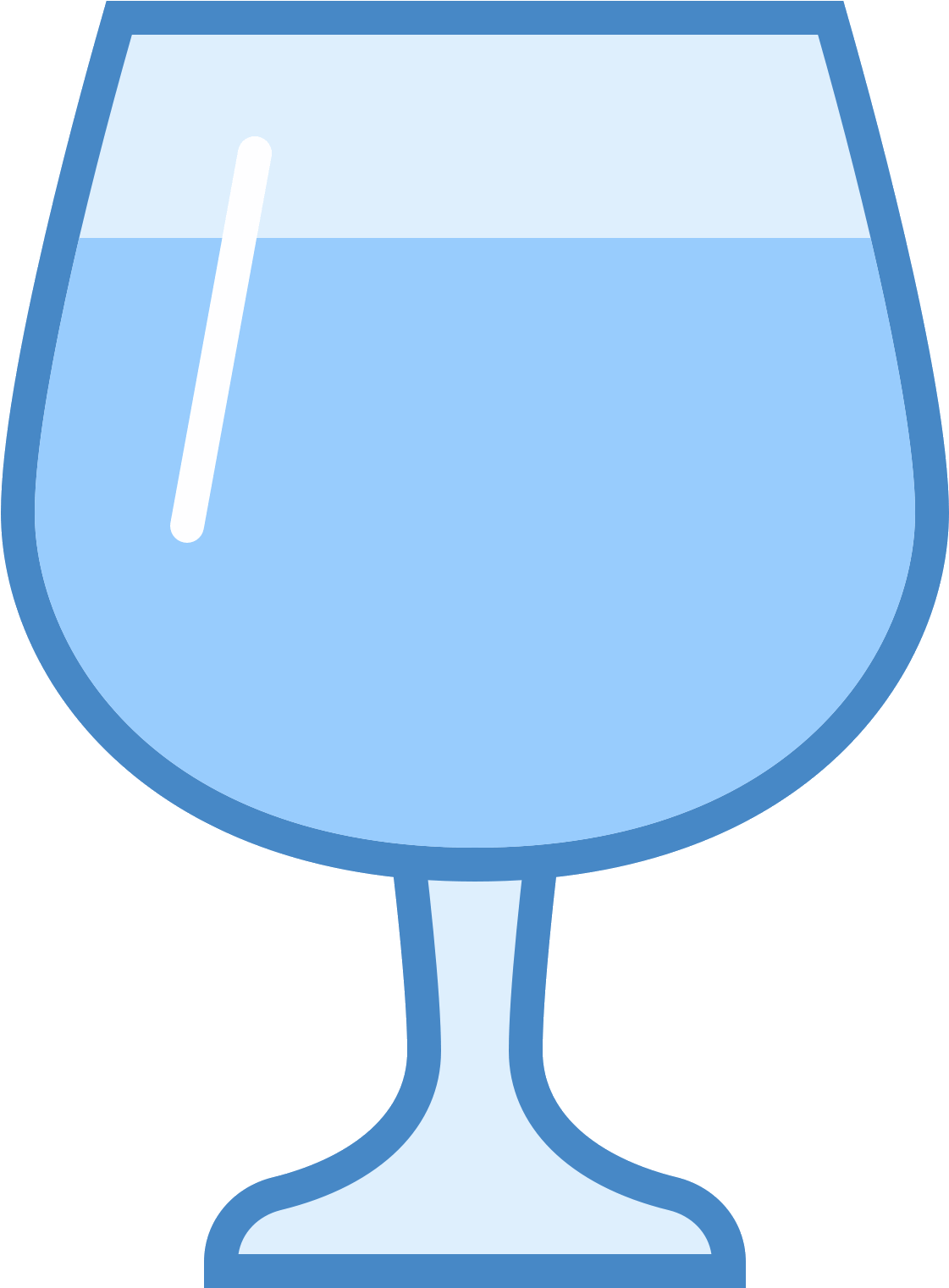 Wine Glass Icon - Icons8 Wine Glass (1600x1600), Png Download