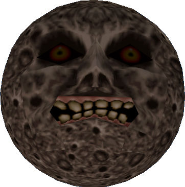 Moon - Majora's Mask Moon Vector (362x366), Png Download