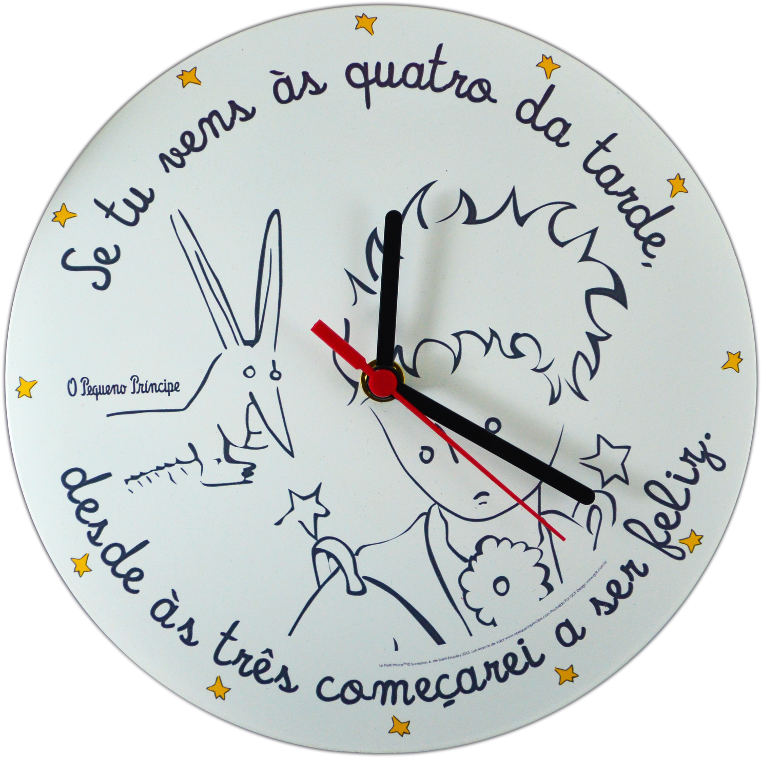 Relógio De Metal - Presentes O Pequeno Principe (1590x1600), Png Download