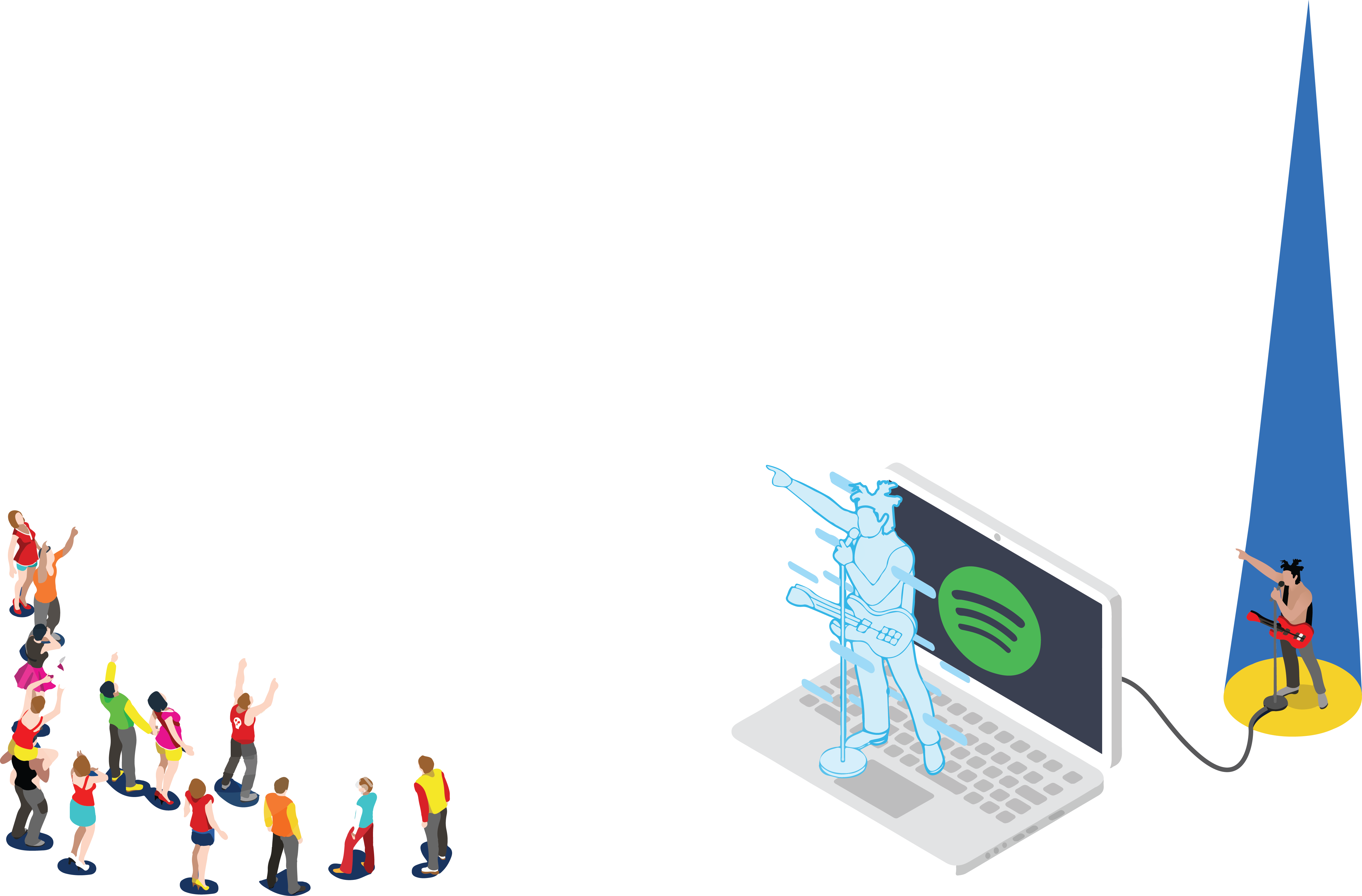 Incorporating Blockchain For Spotify's Payments Positions - Graphic Design (4995x3286), Png Download