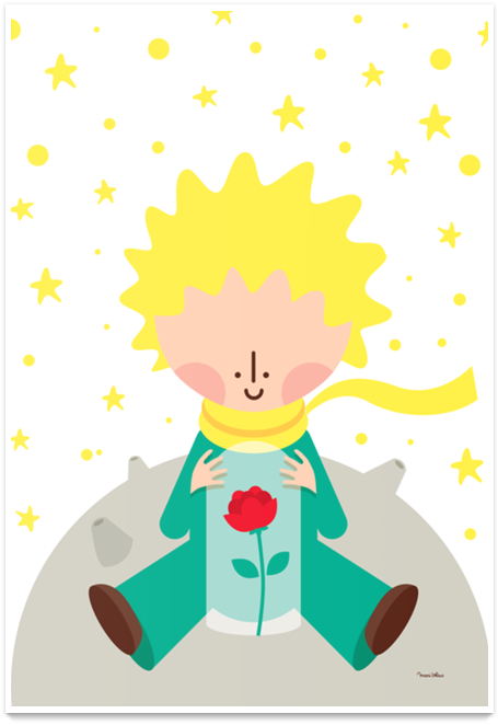 Poster O Pequeno Príncipe De Mari Vilasna - The Little Prince (800x800), Png Download