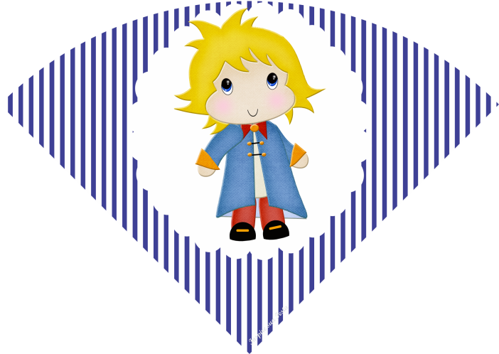 Cone De Guloseimas - Topper Pequeno Principe Moreno (702x498), Png Download