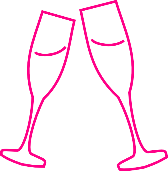 Download Champagne Pink Clip Art At Clker Com Pink Champagne Glass