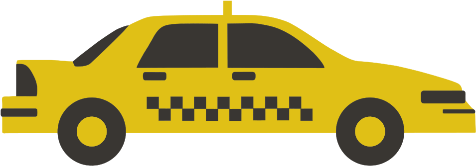 Onlinelabels Clip Art - Taxi New York Png (1000x371), Png Download