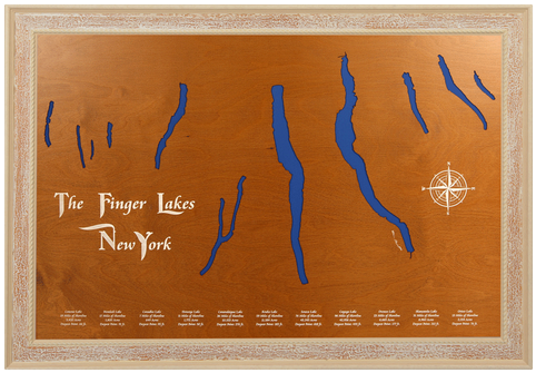 The Finger Lakes, New York - Picture Frame (500x500), Png Download
