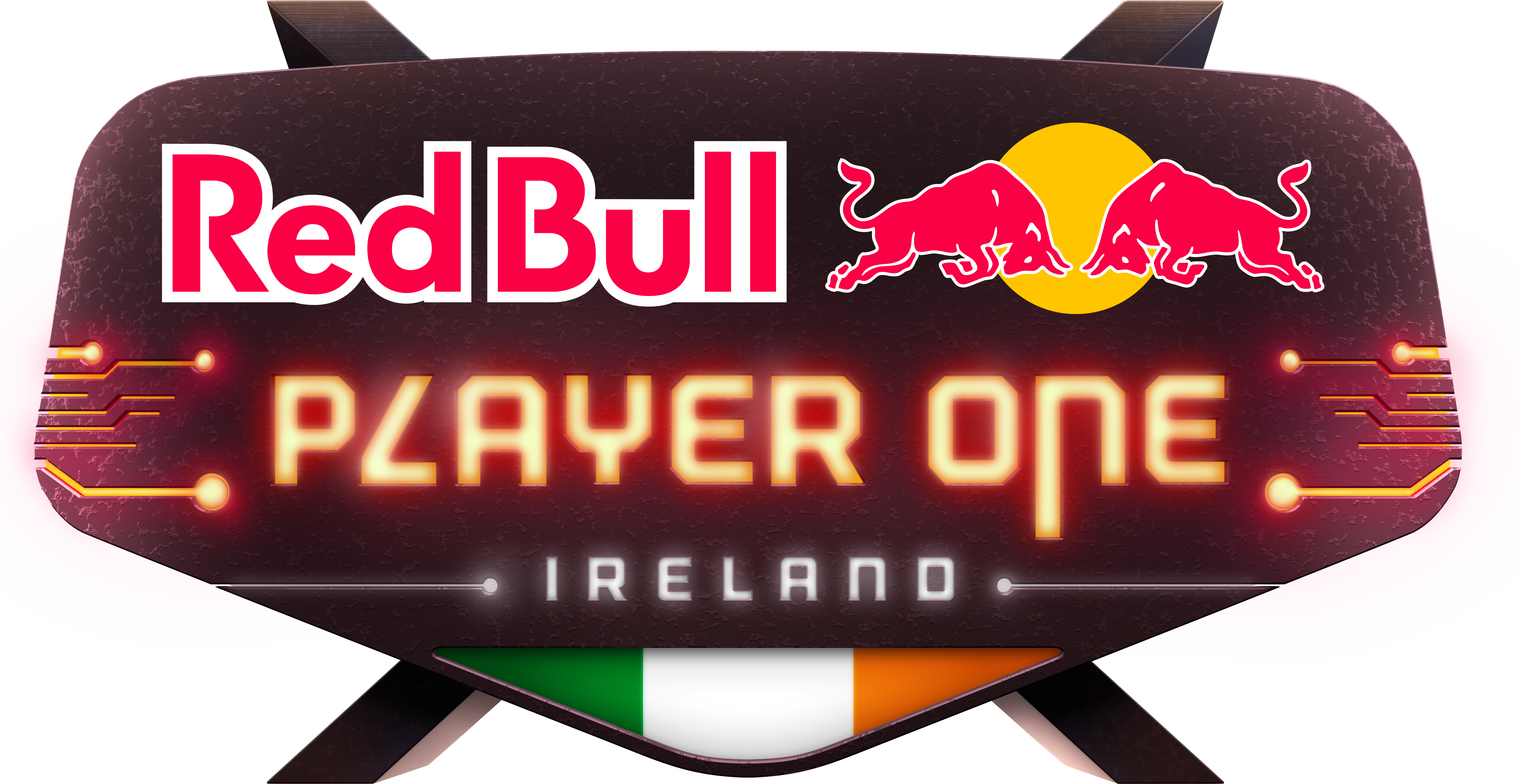 Red Bull Player One - Label (6496x6496), Png Download