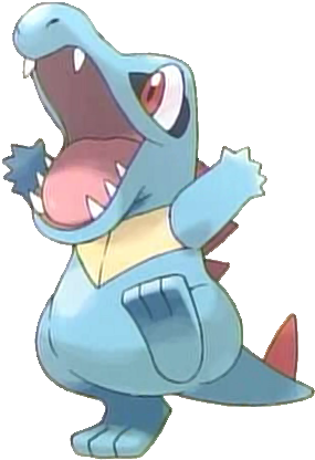 Download 158 Totodile E2 Evolution Of Water Pokemon Png Image With No Background Pngkey Com