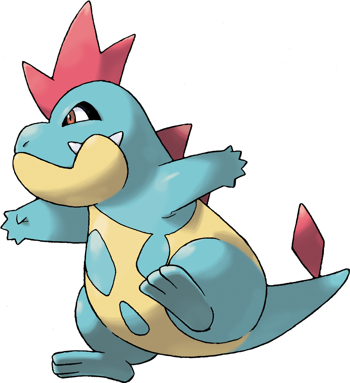 Croconaw - Pokemon Croconaw (1200x1200), Png Download