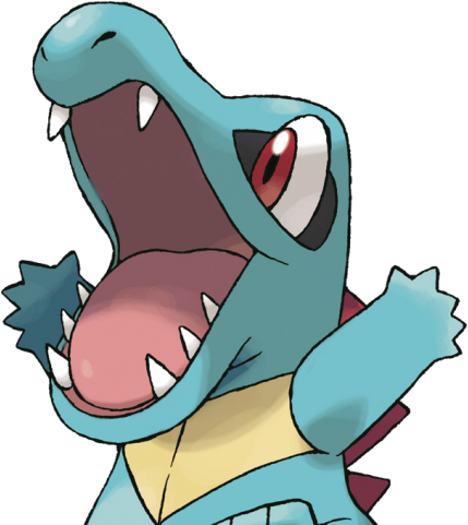 Click To Edit - Totodile Qr Code Sun Moon (480x480), Png Download