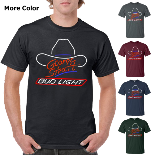 Bud Light Beer T-shirt - Coors Light Beer T-shirt Custom Designed Worn Label (500x500), Png Download