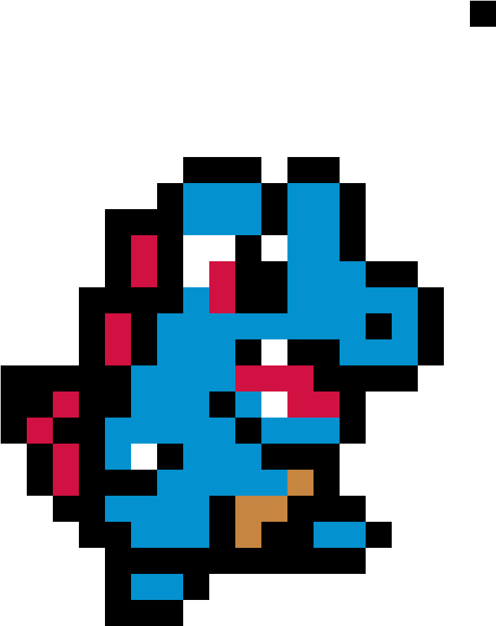 Totodile - Perler Bead Pokemon Patterns Simple (1184x1184), Png Download