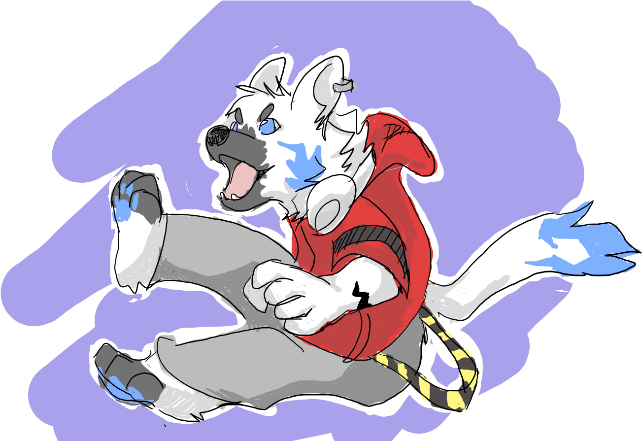 Okami Gen - Totodile - Cartoon (1334x894), Png Download