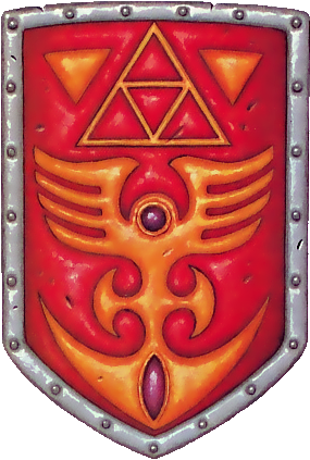 Link To The Past Shield (364x496), Png Download