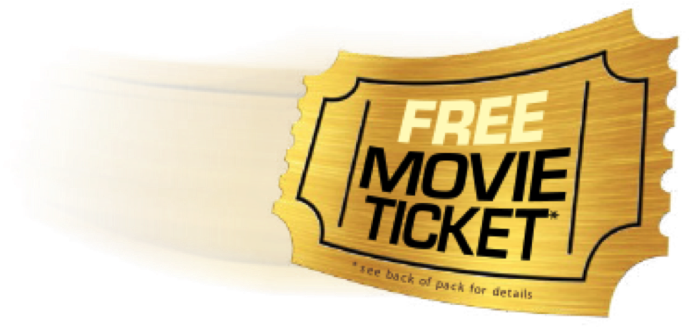 Movie Tickets Png Clipart Freeuse Library - Free Movie Ticket Logo Png (1021x476), Png Download