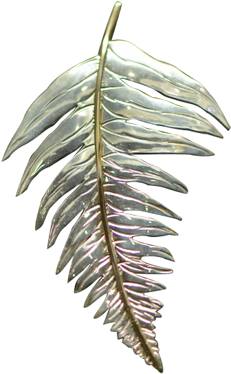 Original Pin/pendant- Fern Leaf (640x640), Png Download