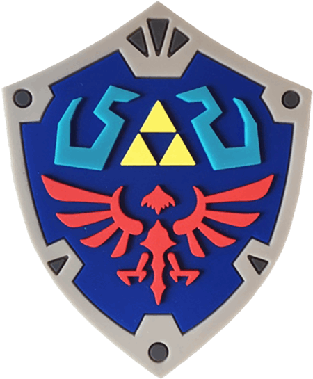 Legend Of Zelda Shield (600x600), Png Download