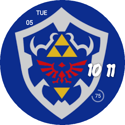 Hylian Shield C - Hylian Shield Cartoon (480x480), Png Download