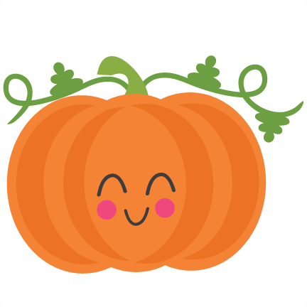 Pumpkin Vector Clipart - Pumpkin Clip Art Cute (432x432), Png Download