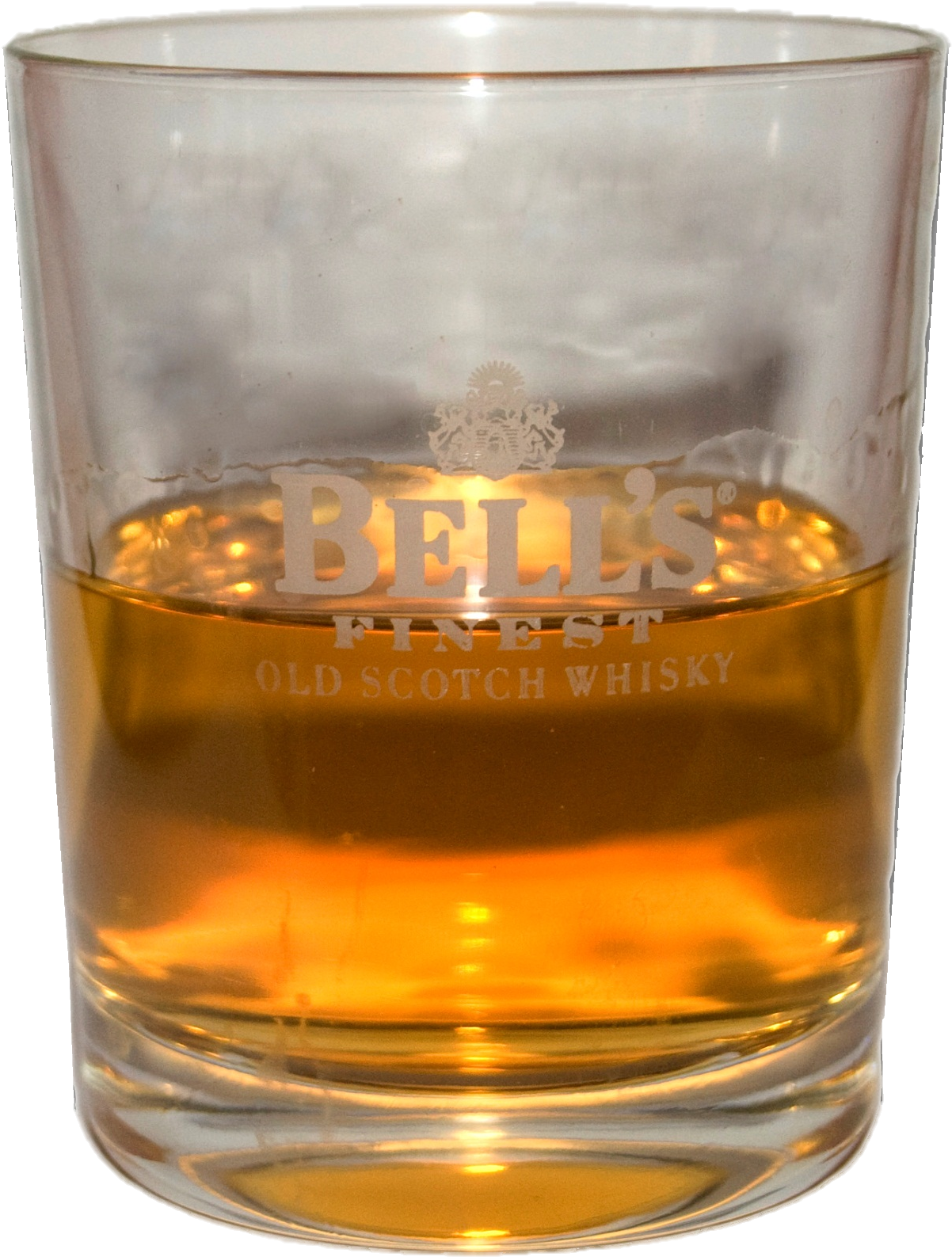 Glass Of Bell's - Scotch And Soda (1467x1742), Png Download