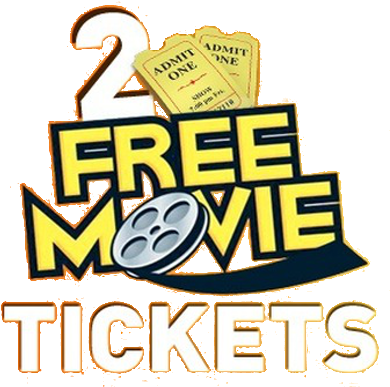 Receive 2 Movie Tickets When You Start A New Monthly - Movie Tickets For 2 (401x392), Png Download