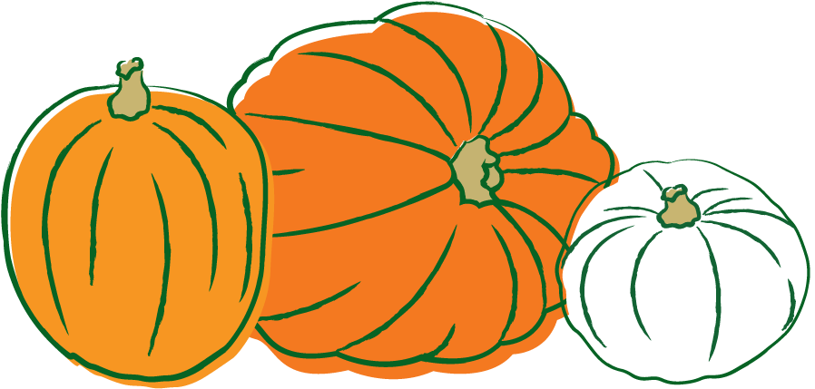 Clipart Pumpkin Vector - Calabazas Dibujos (1000x500), Png Download