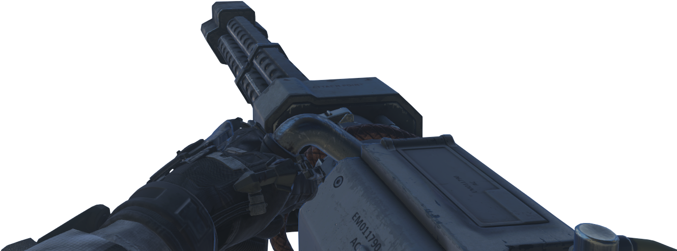 Ripped Mg Turret Aw - Mg Turret (1336x502), Png Download