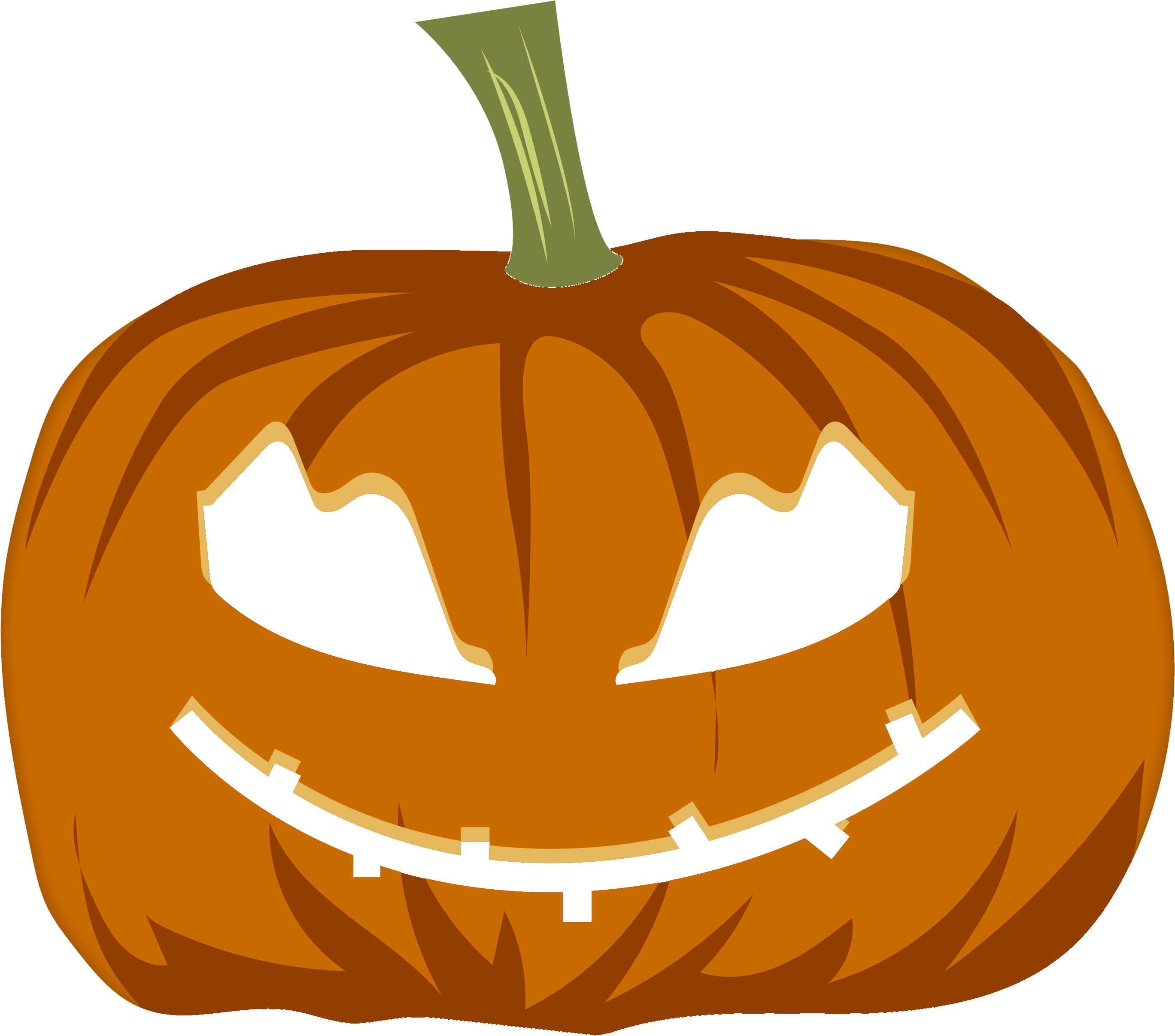 Pumpkins Vector Pumkin Clip Art Royalty Free Stock - Jack-o'-lantern (3750x3750), Png Download
