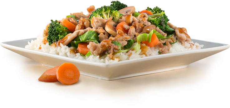 Food Png Transparent Food - Edo Japan Teriyaki Chicken (885x431), Png Download