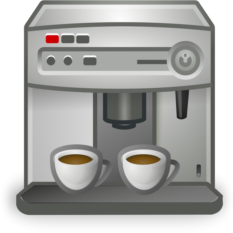 Office Coffee Maker Clipart - Coffee Machine Clipart (800x786), Png Download