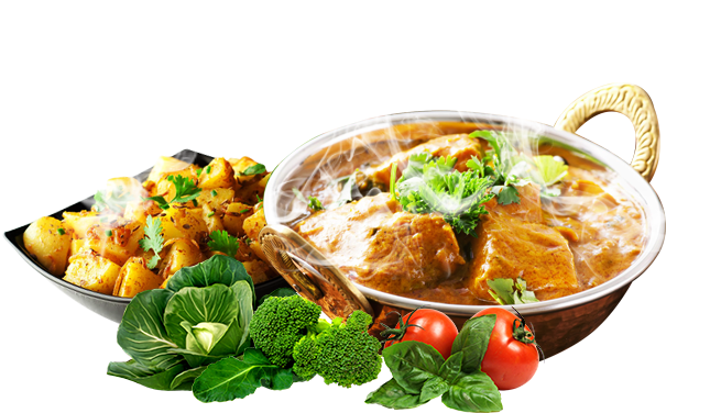 Dharani Indian Cuisine - Indian Food Png (823x469), Png Download