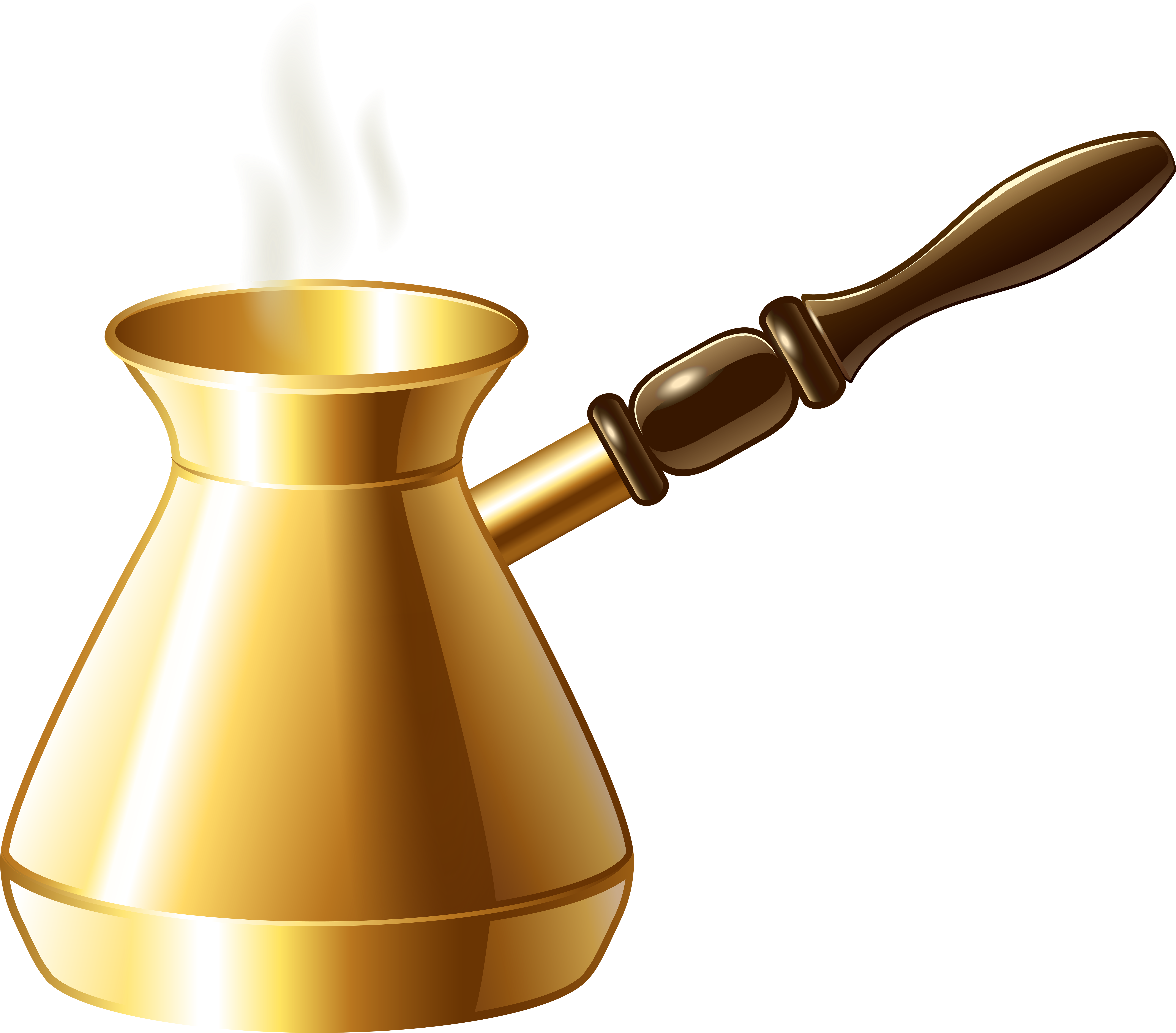 Turkish Coffee Pot Transparent Clip Art Image (8000x7025), Png Download