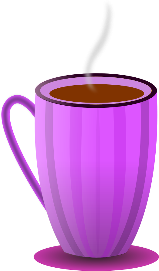 This Free Clipart Png Design Of Coffee Cup (526x900), Png Download